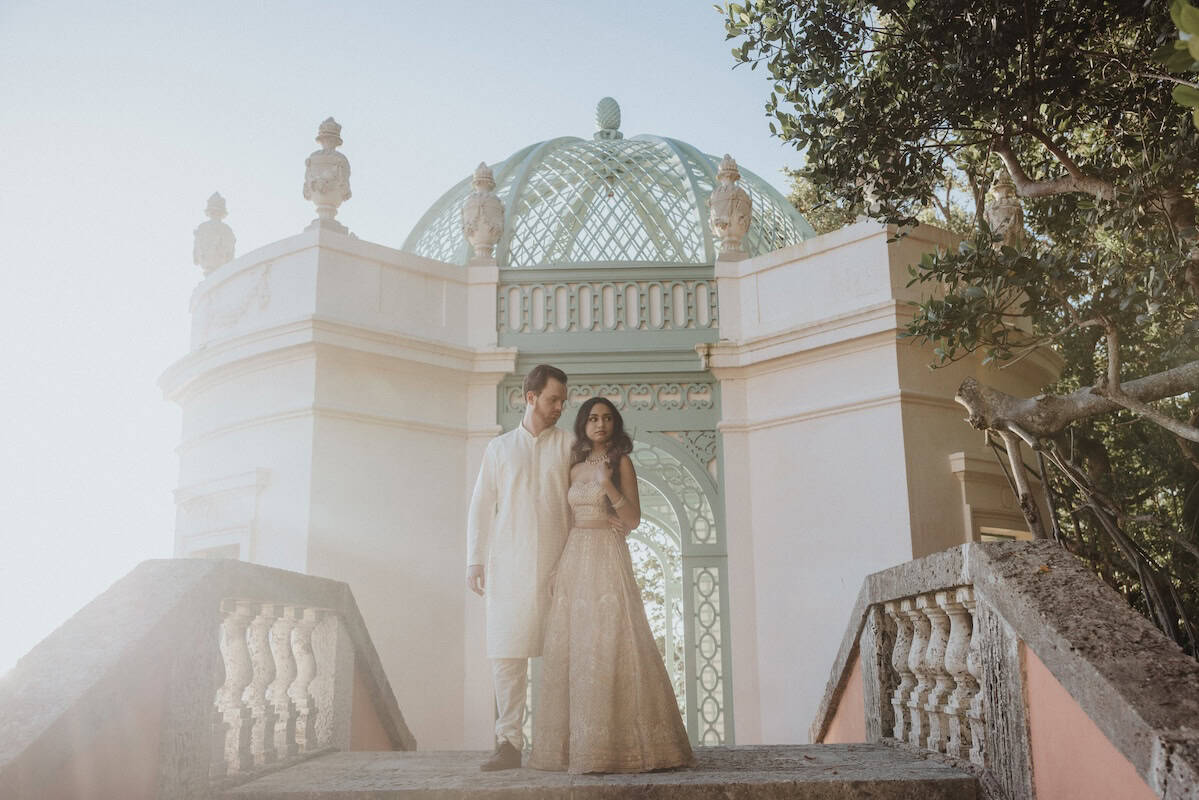 Luxury Indian Wedding Vizcaya Museum Gardens Wedding P.Taufiq 3