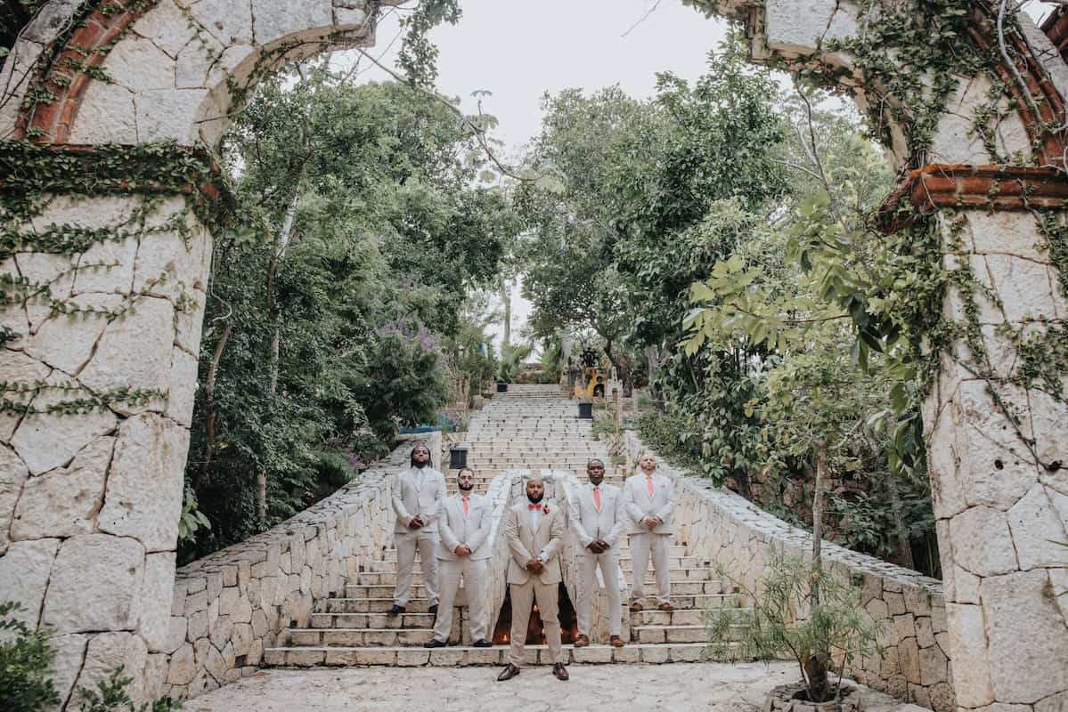 Luxury Wedding La Casa de la Playa Groomsmen P.Taufiq 2