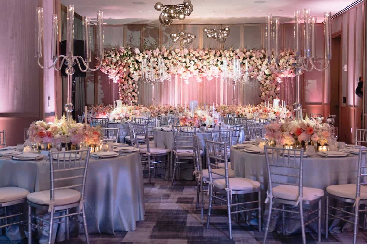 Luxury Wedding The Ritz Carlton New York NoMad wedding Reception PTaufiq
