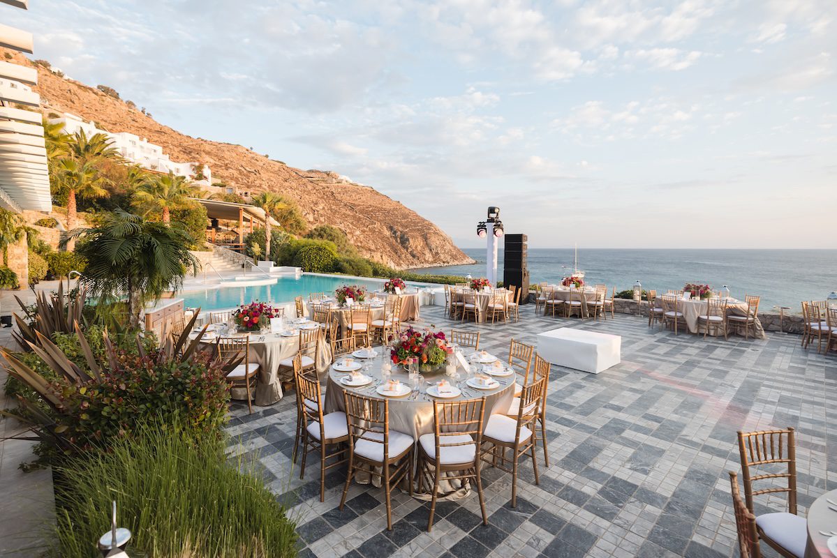 Luxury Wedding Venue Santa Marina a Luxury Collection Resort Mykonos By the Sea P.Taufiq