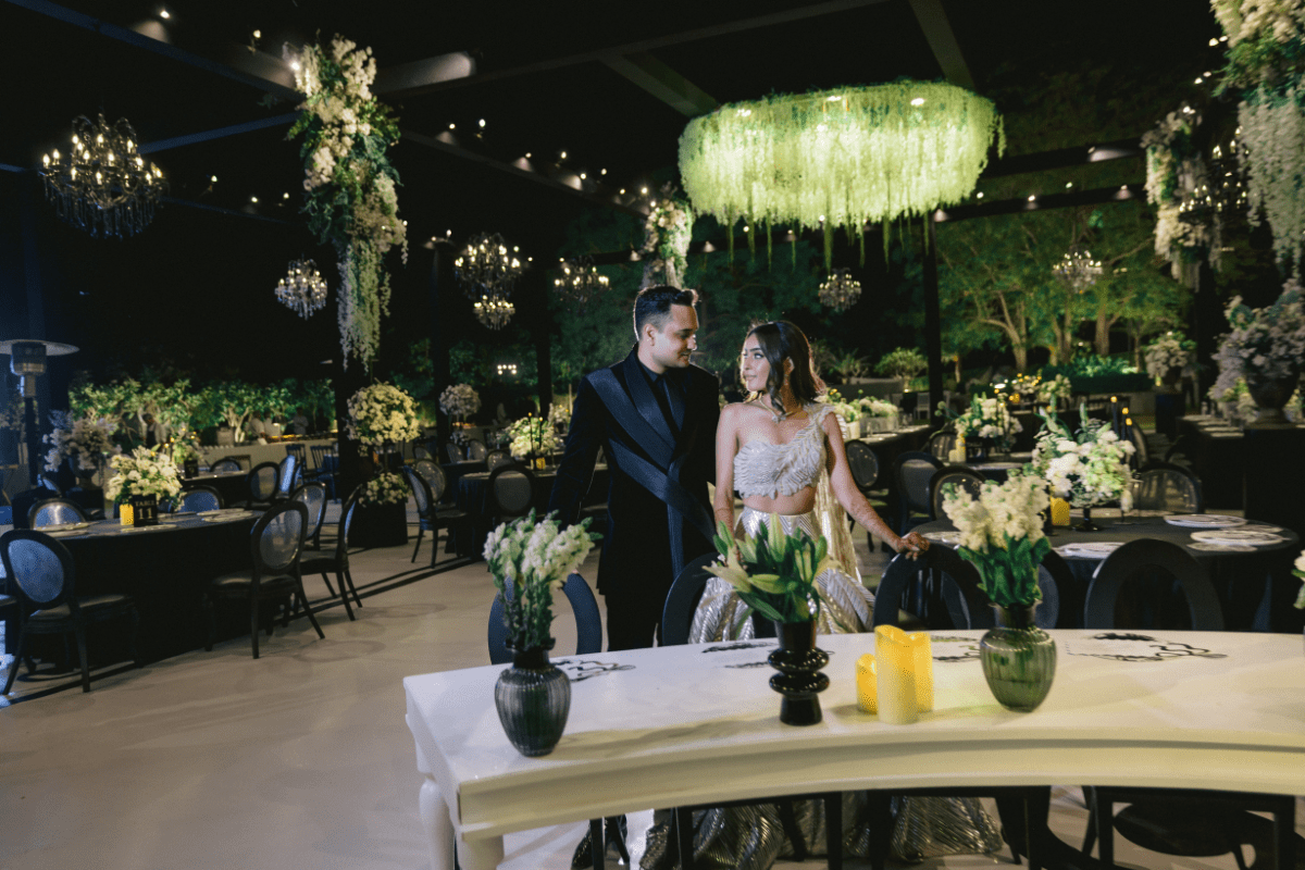 a3cube events india ptaufiq photography luxury indian wedding couple