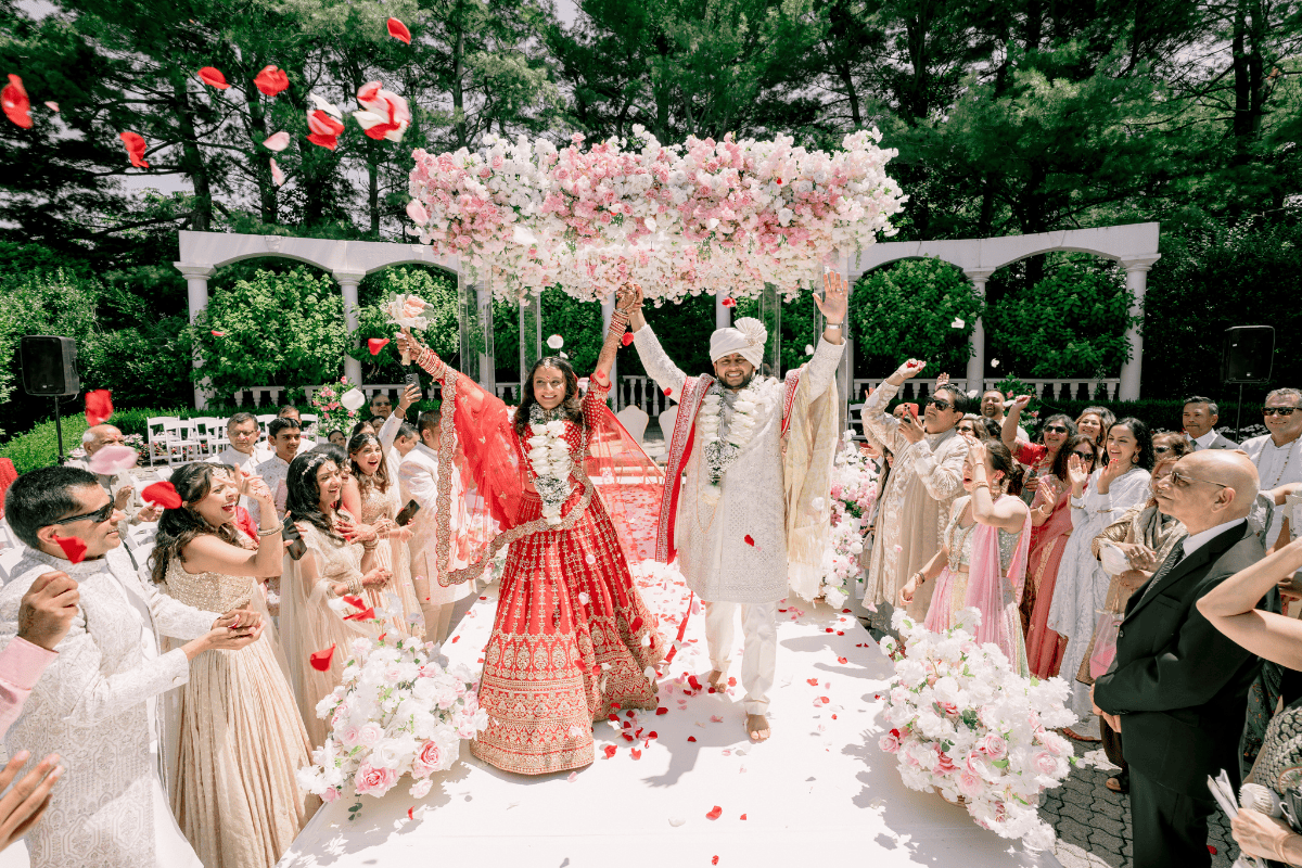 couple hand in hand aisle wedding ptaufiq photography affinity events