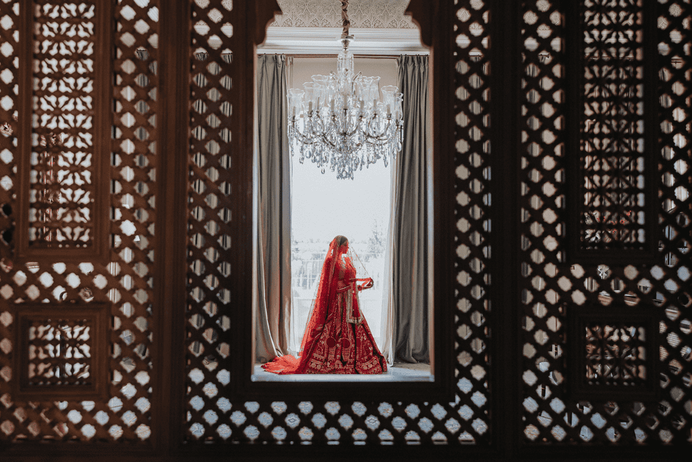 ptaufiq indian wedding grand canal the oberoi marrakech morocco bride