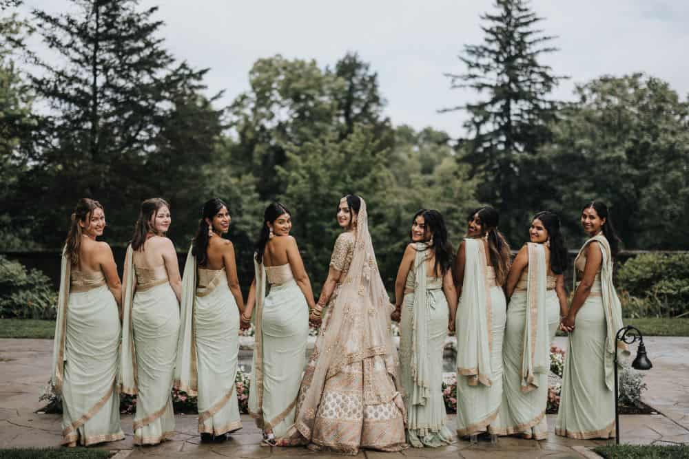 ptaufiq indian wedding green acres ohio bridesmaids bridal party