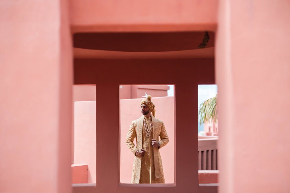 ptaufiq indian wedding the ritz carlton abama spain groom