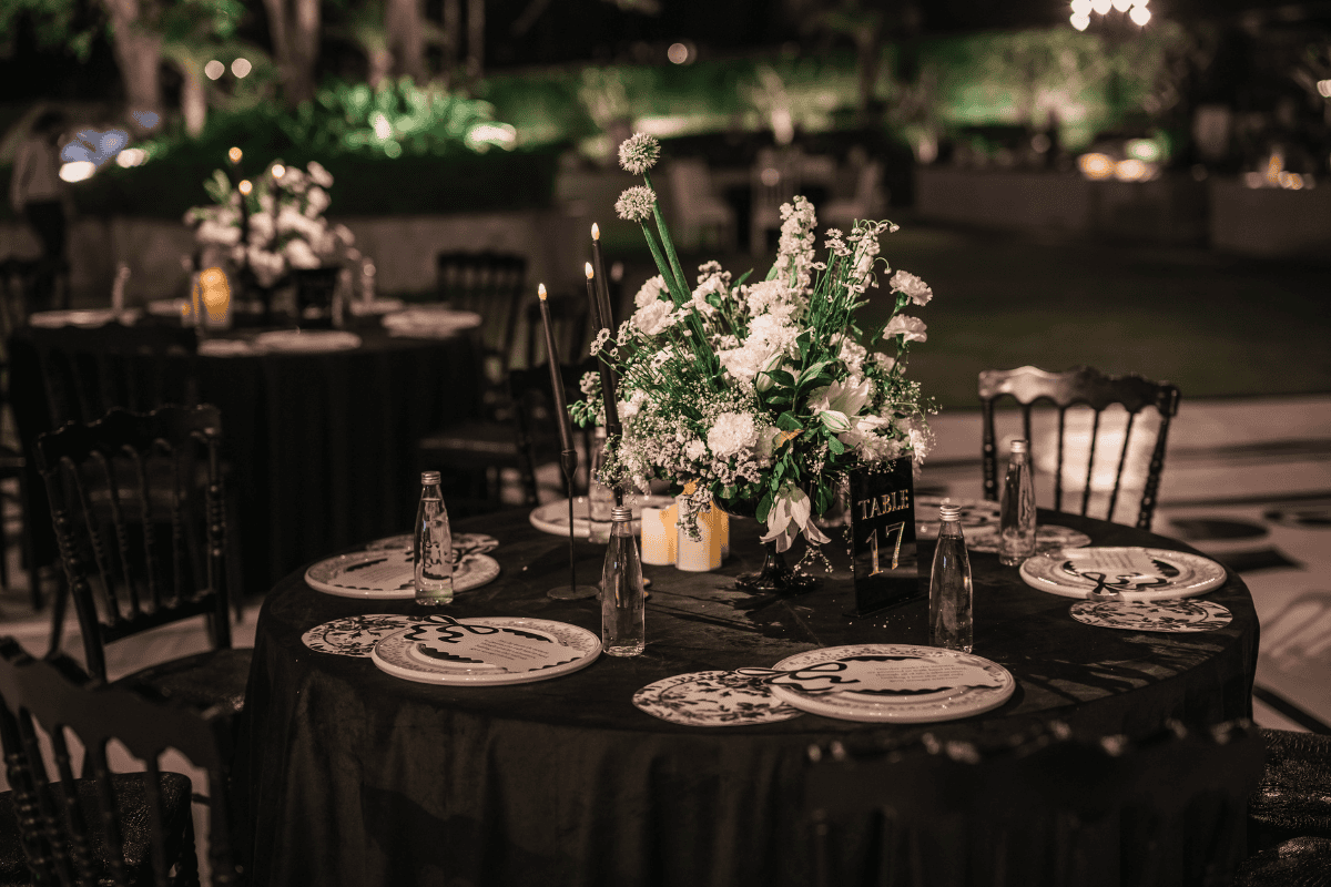 ptaufiqphotography eventsbyvaishali centertable decor