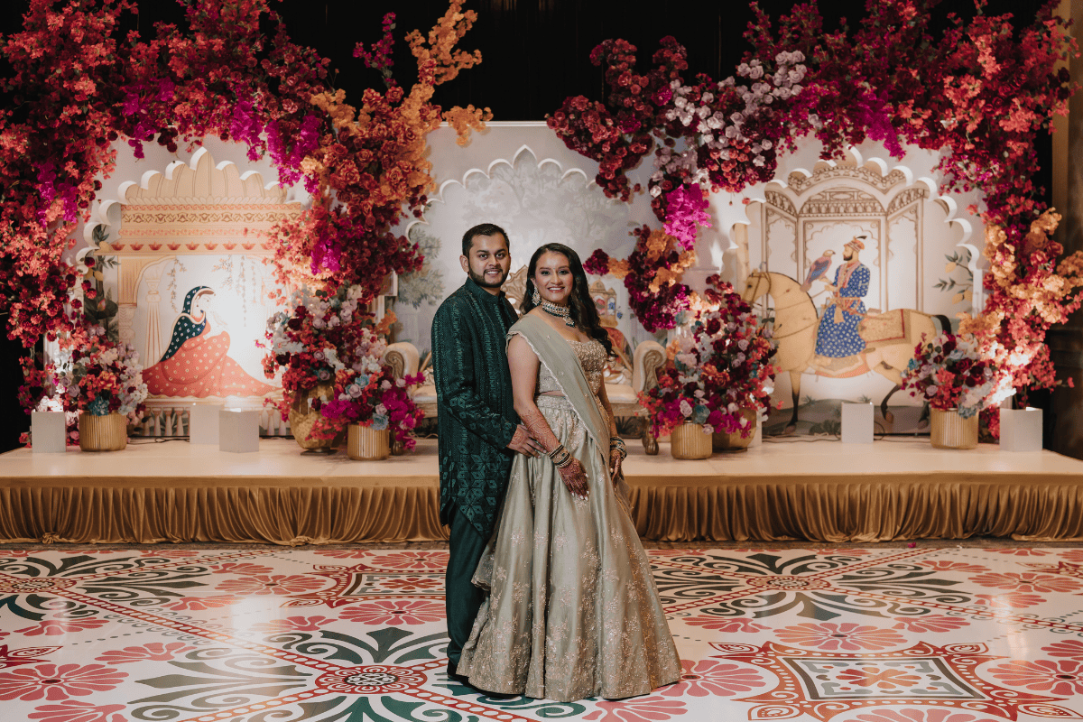 sangeet dance floor decor ptaufiq photography affinity events