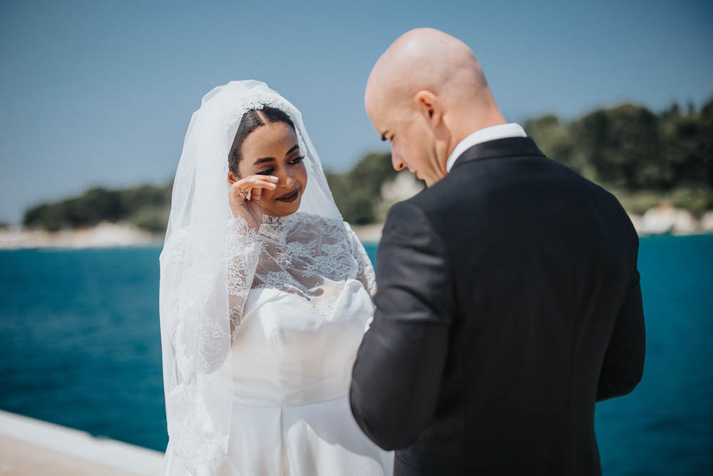 Castel Pula Croatia Wedding Ptaufiq Photography First Look 1