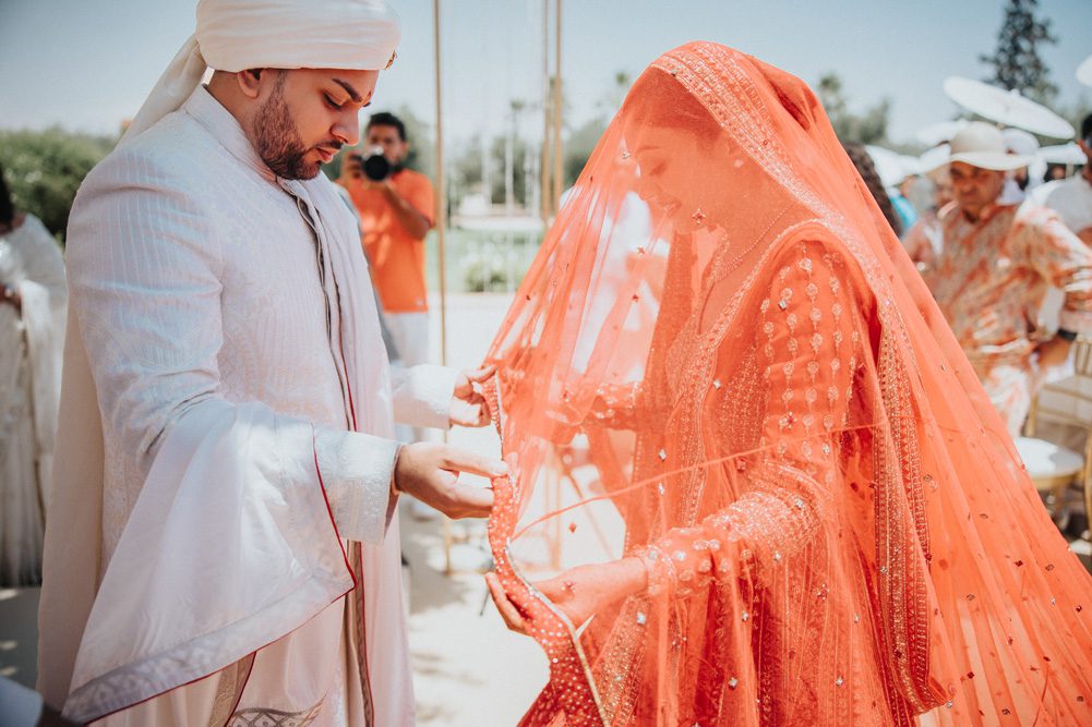 Grand Canal The Oberoi Marrakech Morocco Indian Wedding Ptaufiq Photography Ceremony 10