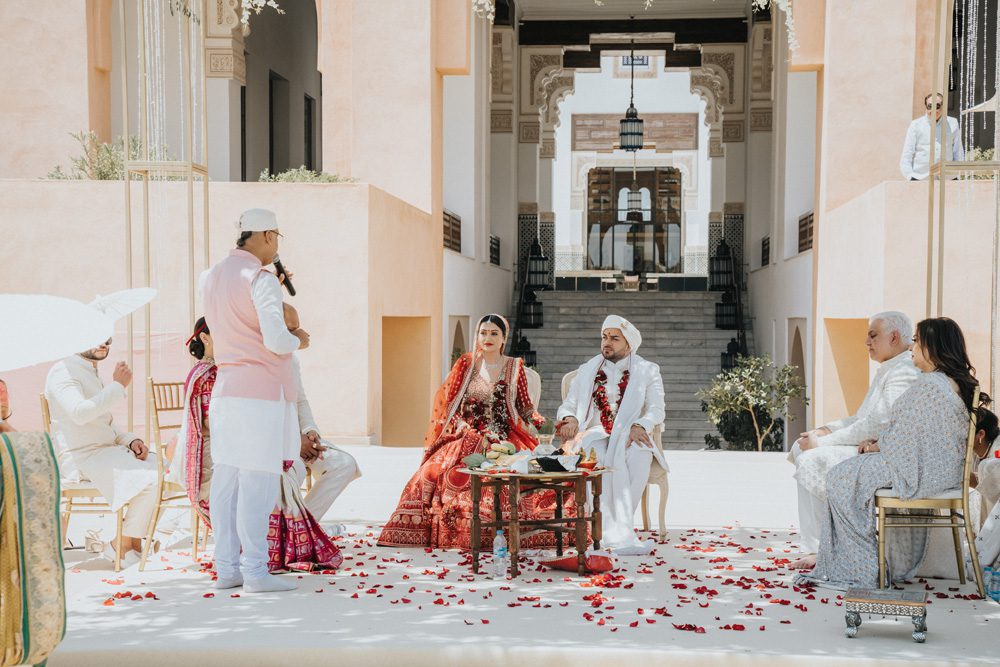 Grand Canal The Oberoi Marrakech Morocco Indian Wedding Ptaufiq Photography Ceremony 13