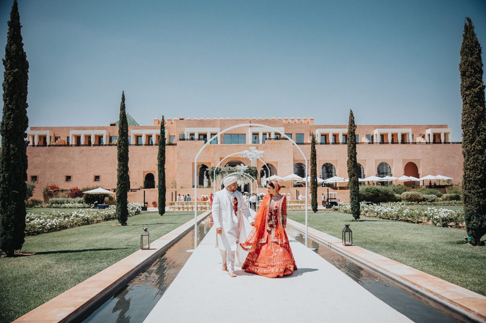 Grand Canal The Oberoi Marrakech Morocco Indian Wedding Ptaufiq Photography Ceremony 4