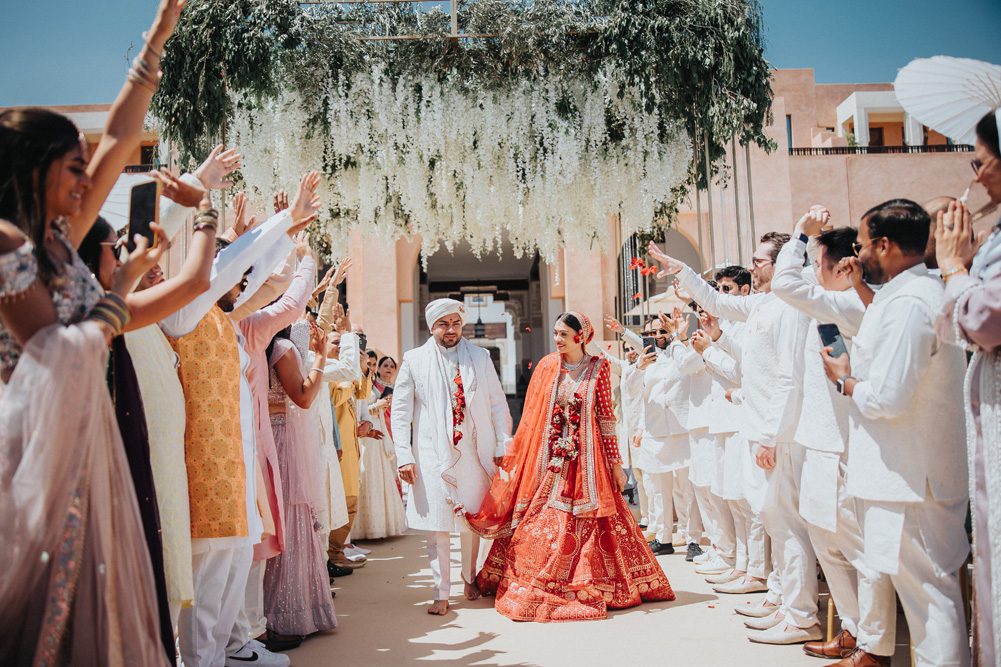 Grand Canal The Oberoi Marrakech Morocco Indian Wedding Ptaufiq Photography Ceremony 5