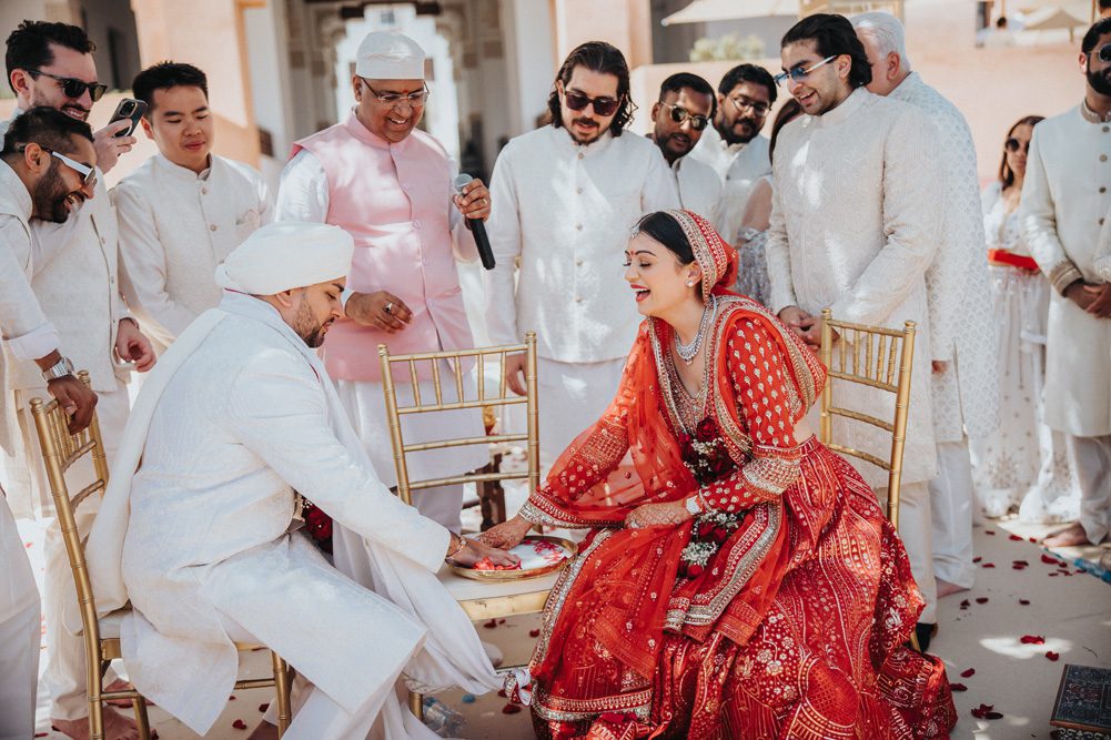 Grand Canal The Oberoi Marrakech Morocco Indian Wedding Ptaufiq Photography Ceremony 6