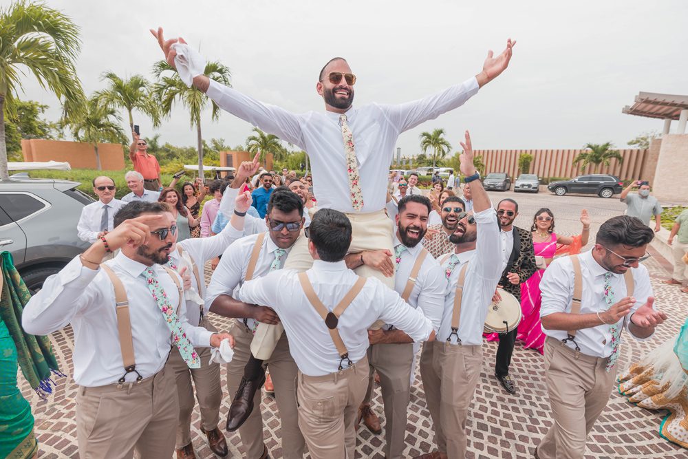 Indian Wedding Baraat Banyan Tree Mayakoba4