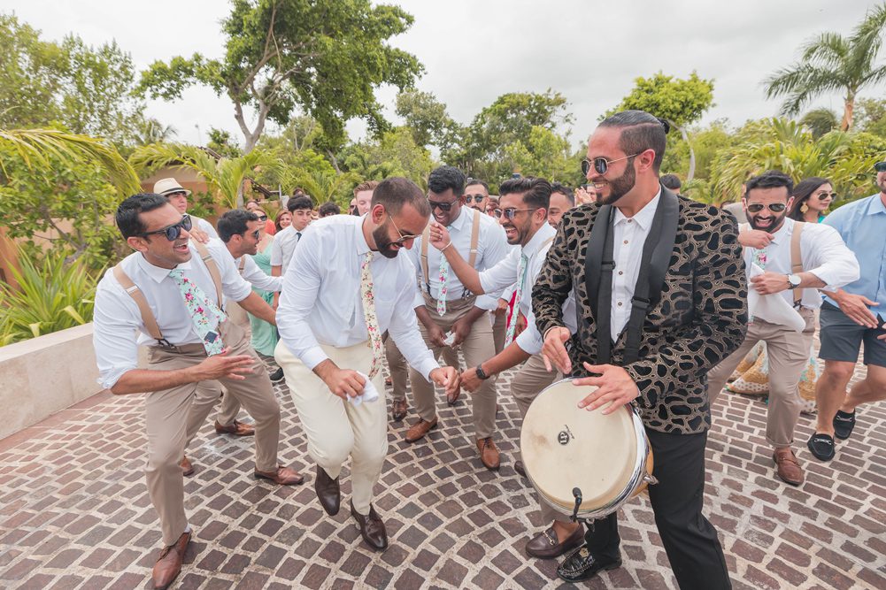 Indian Wedding Baraat Banyan Tree Mayakoba8