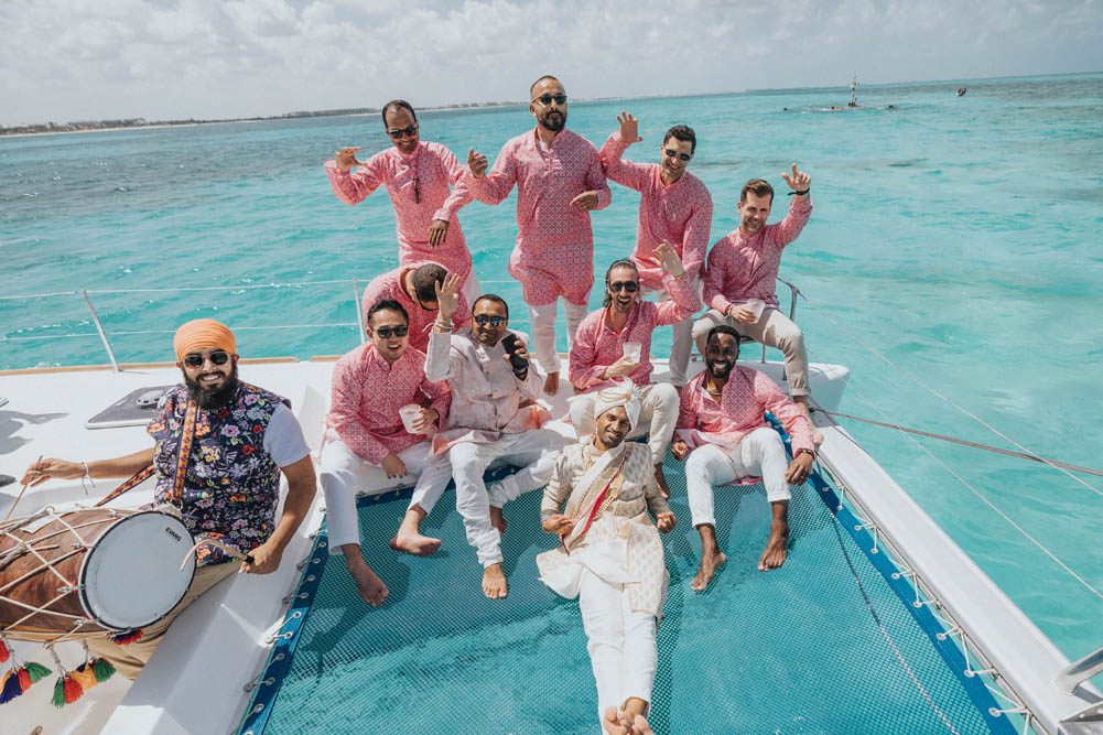 Indian Wedding Baraat Garza Blanca Cancun 3