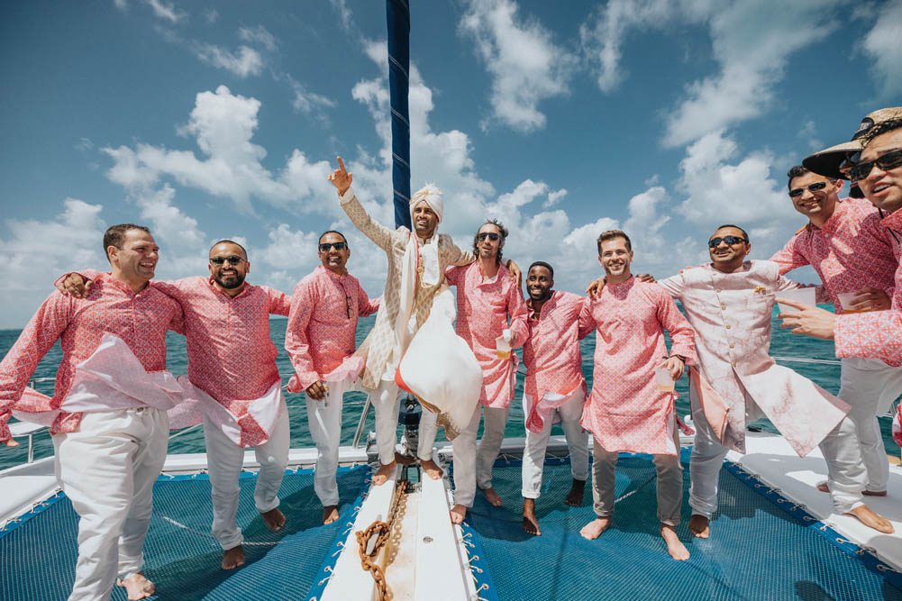 Indian Wedding Baraat Garza Blanca Cancun 7