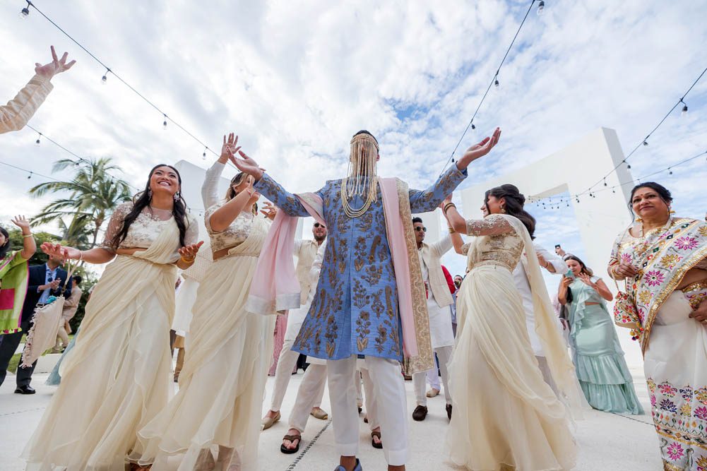 Indian Wedding Baraat Grand Velas Riviera Maya 1