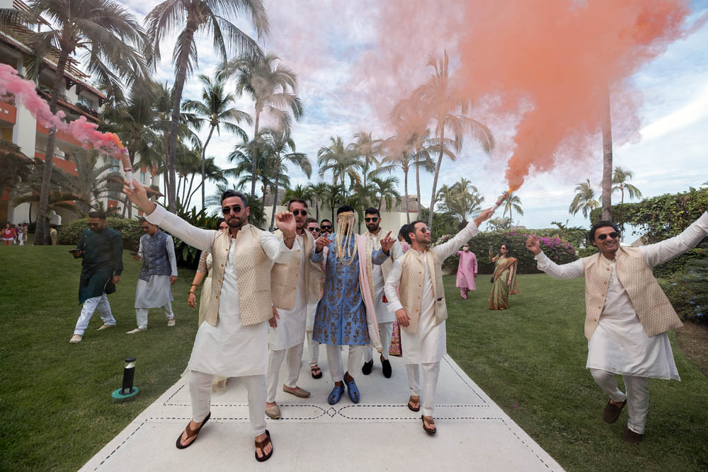 Indian Wedding Baraat Grand Velas Riviera Maya 2