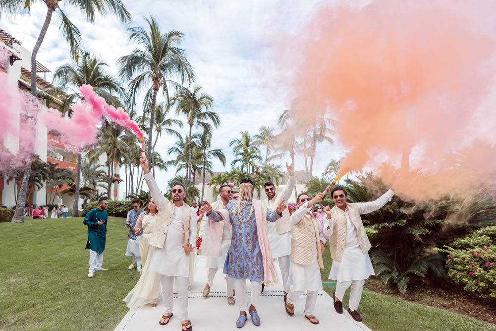 Indian Wedding Baraat Grand Velas Riviera Maya 3