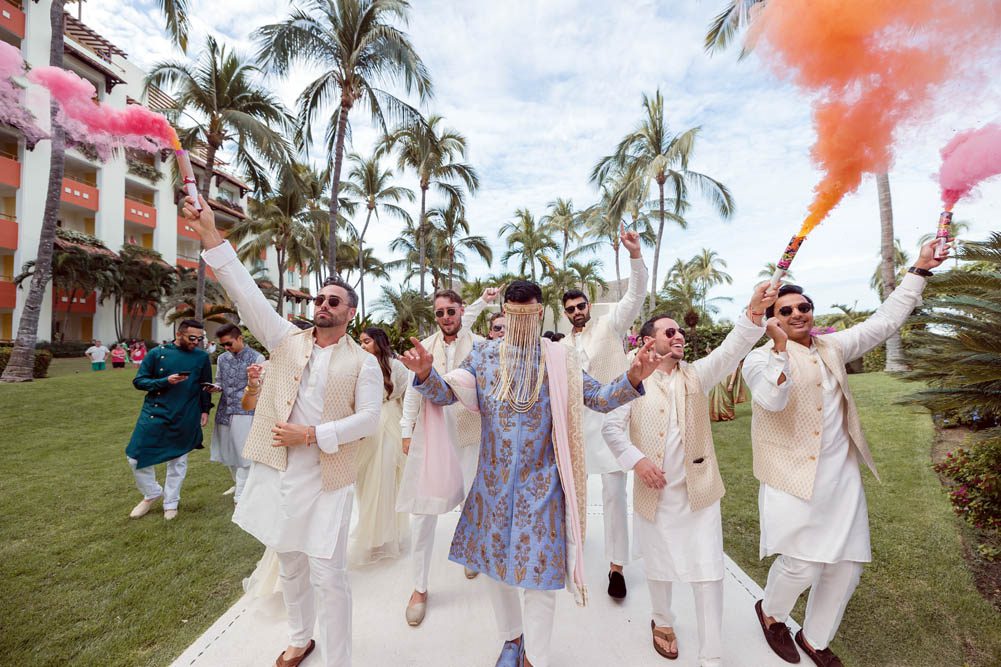 Indian Wedding Baraat Grand Velas Riviera Maya 4