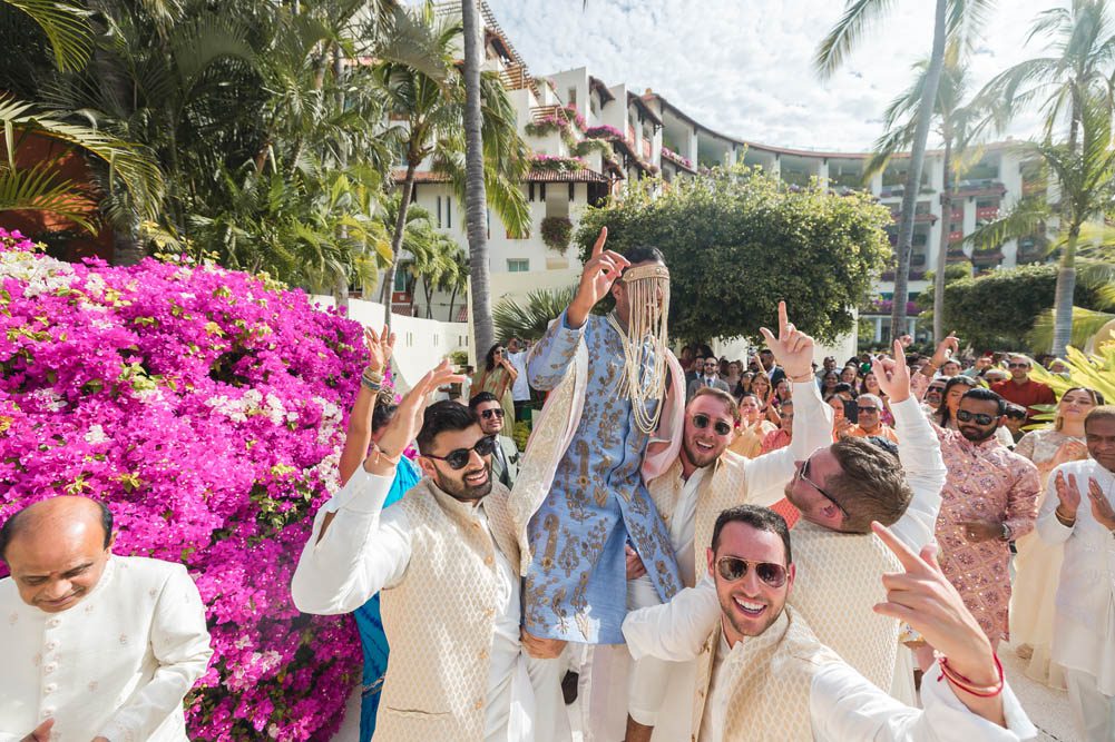 Indian Wedding Baraat Grand Velas Riviera Maya 6