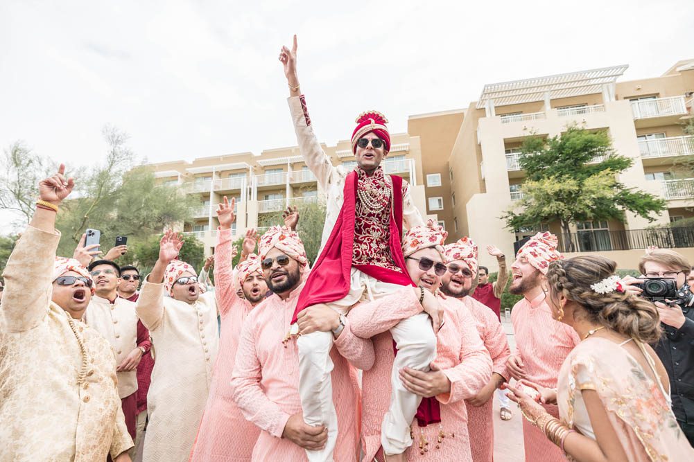Indian Wedding Baraat JW Marriott Desert Ridge 2