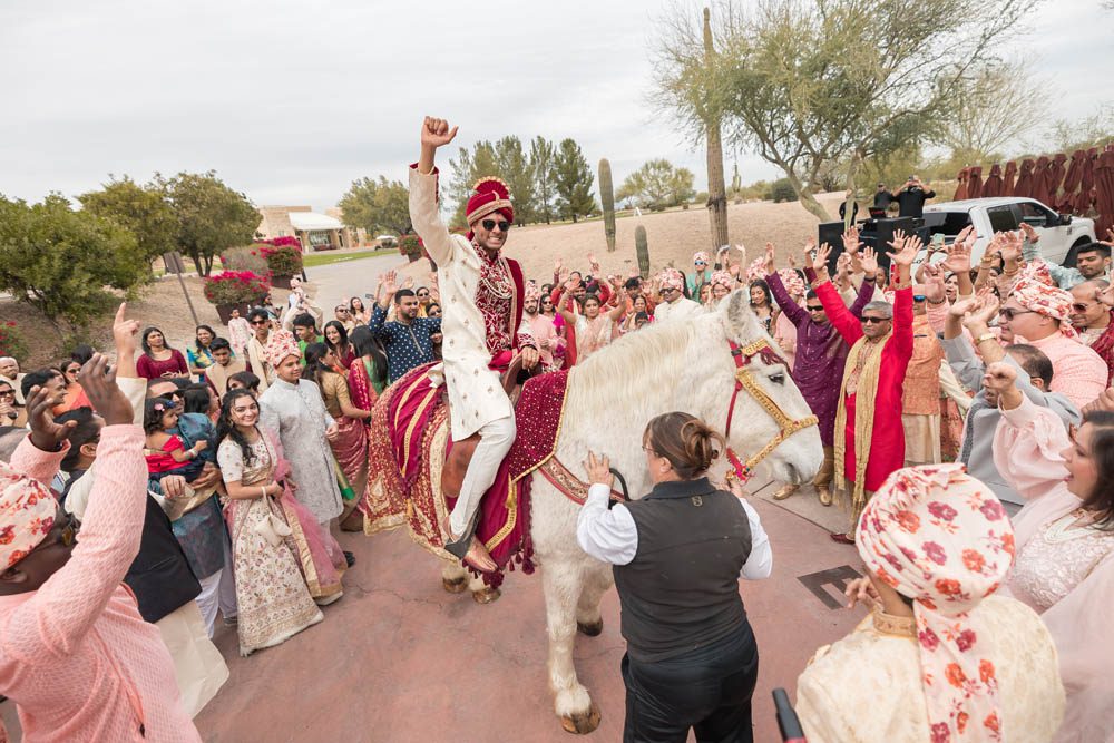 Indian Wedding Baraat JW Marriott Desert Ridge 6