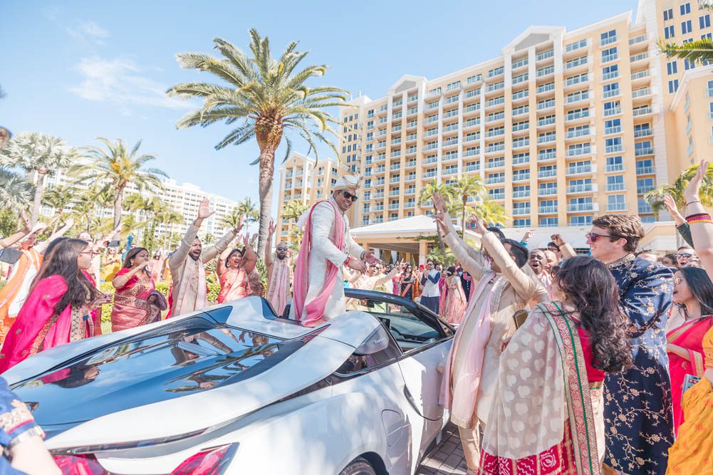Indian Wedding Baraat The Ritz Carlton Key Biscayne Miami 2