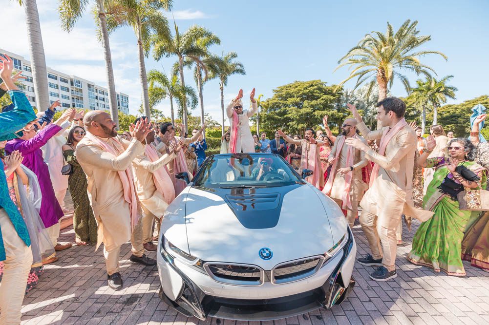 Indian Wedding Baraat The Ritz Carlton Key Biscayne Miami 3
