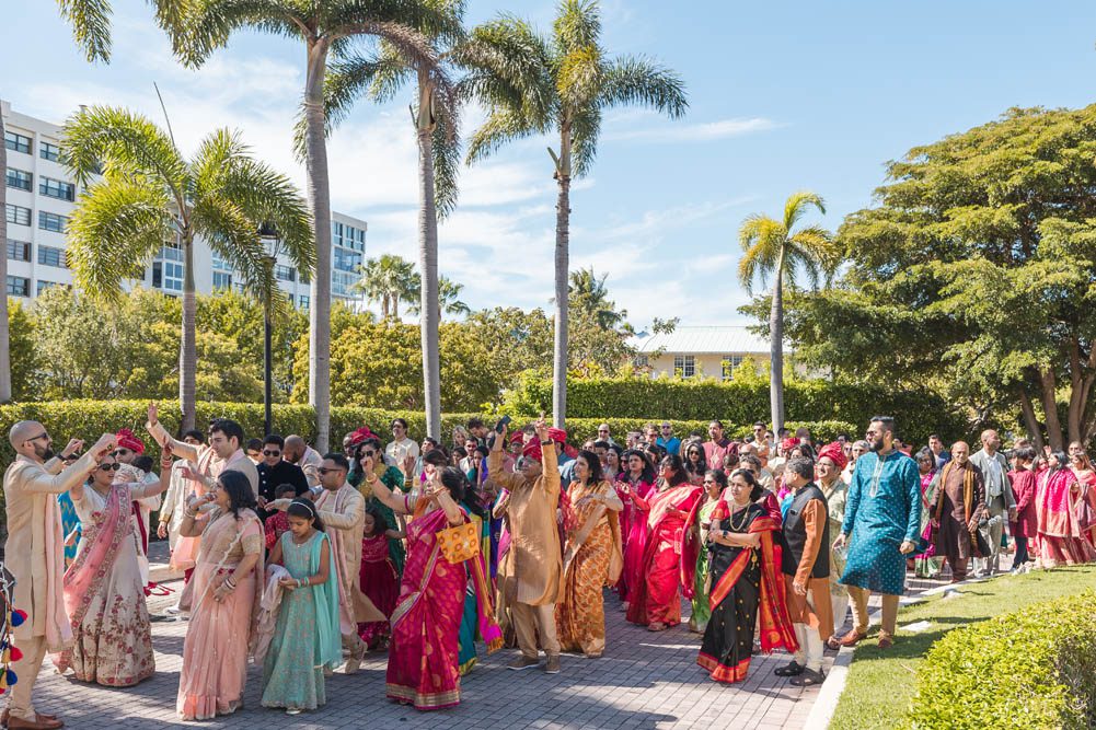 Indian Wedding Baraat The Ritz Carlton Key Biscayne Miami 4