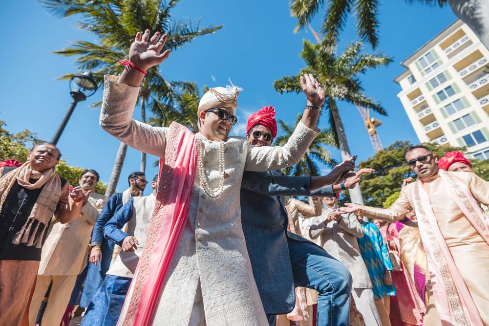 Indian Wedding Baraat The Ritz Carlton Key Biscayne Miami 5