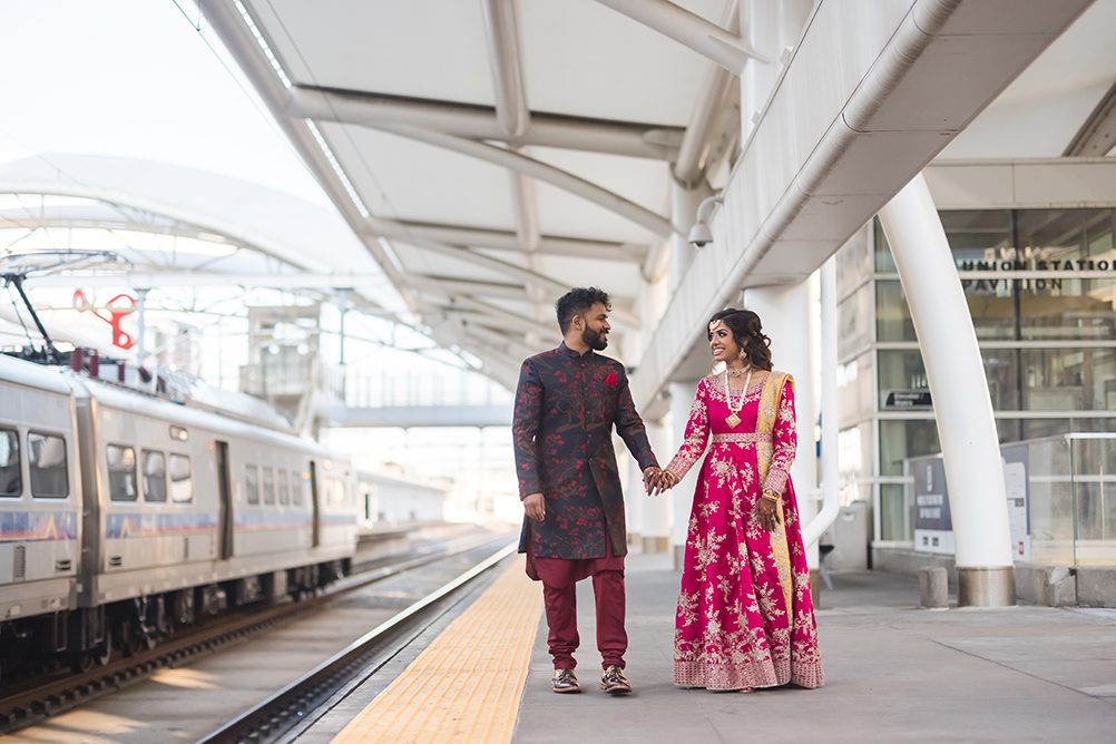 Indian Wedding Boston Couples Portrait Grand Hyatt Denver Downtown Wedding 6