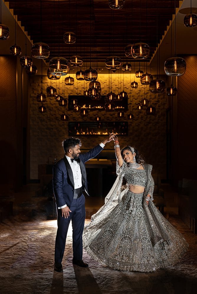 Indian Wedding Boston Couples Portrait Grand Hyatt Denver Downtown Wedding