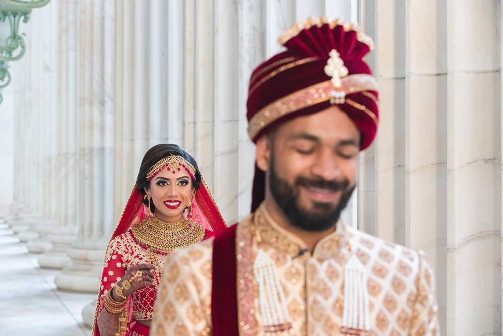 Indian Wedding Boston First Look Grand Hyatt Denver Downtown Wedding