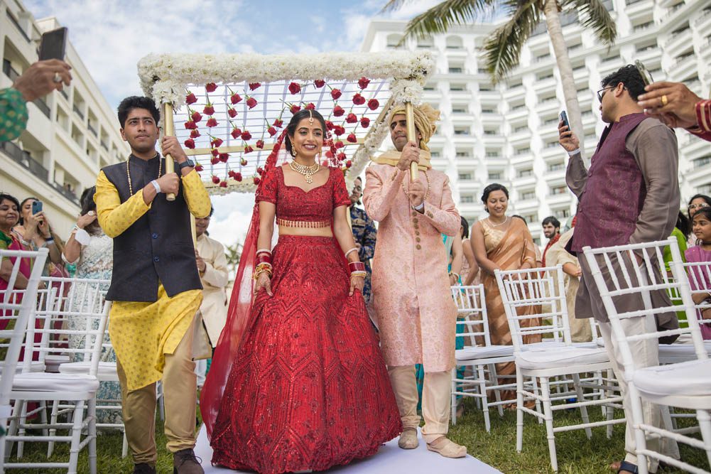 Indian Wedding Ceremony JW Marriott Resort Cancun 3