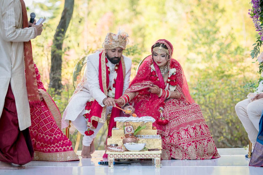 Indian Wedding Ceremony Sudbury Massachusetts 1