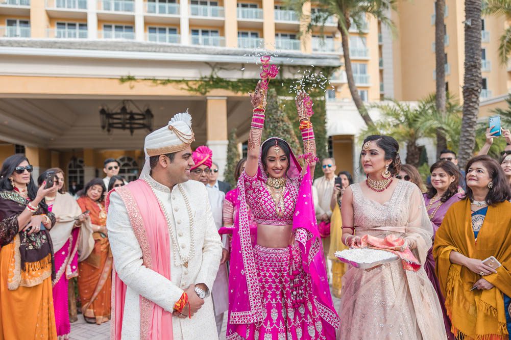 Indian Wedding Ceremony The Ritz Carlton Key Biscayne Miami 2