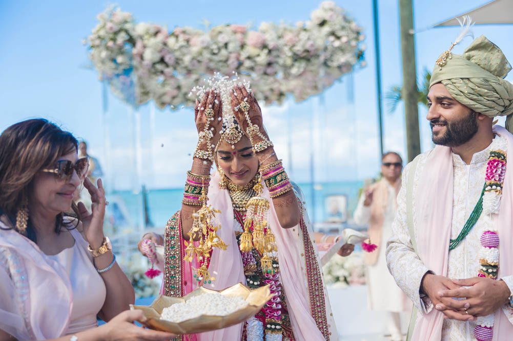 Indian Wedding Ceremony Turks and Caicos Islands 6