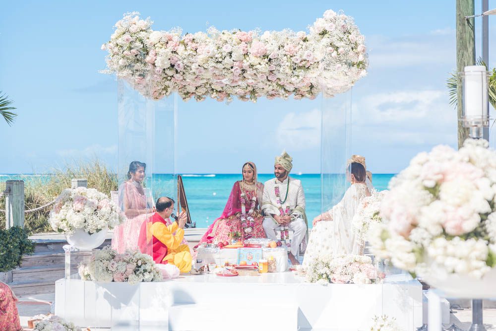 Indian Wedding Ceremony Turks and Caicos Islands 9