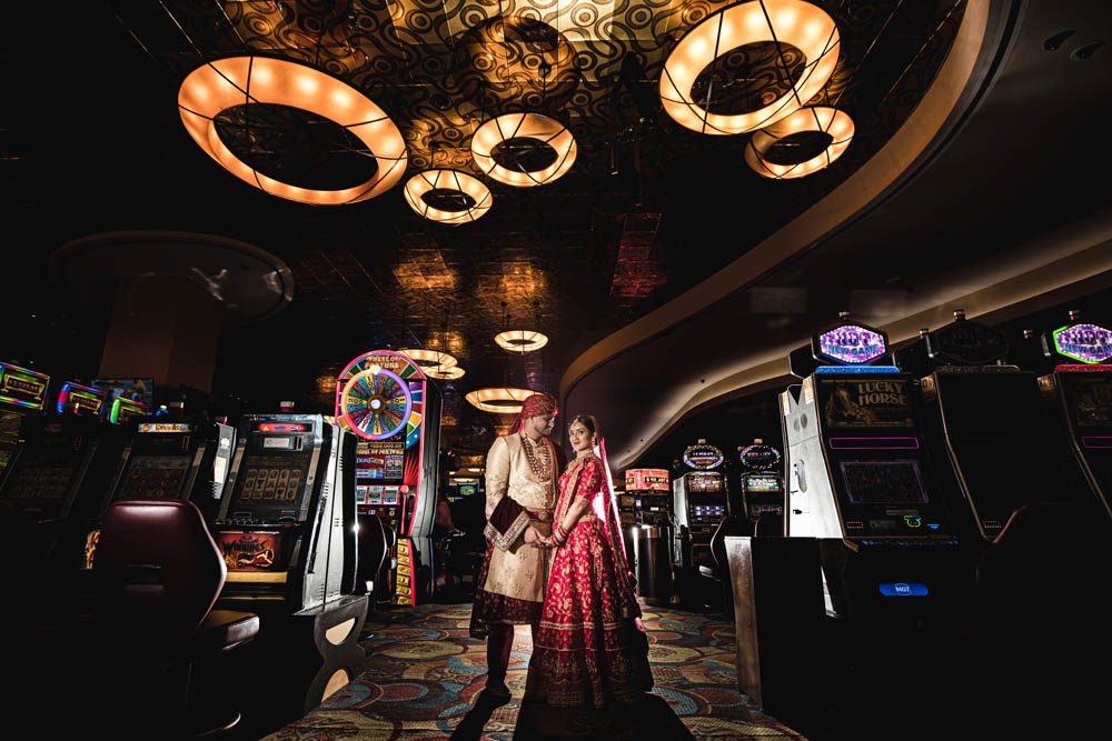 Indian Wedding Couples Portrait Mashantucket Pequot Museum 9