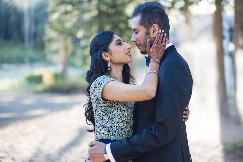 Indian Wedding Couples Portrait The Ritz Carlton Lake Tahoe 3
