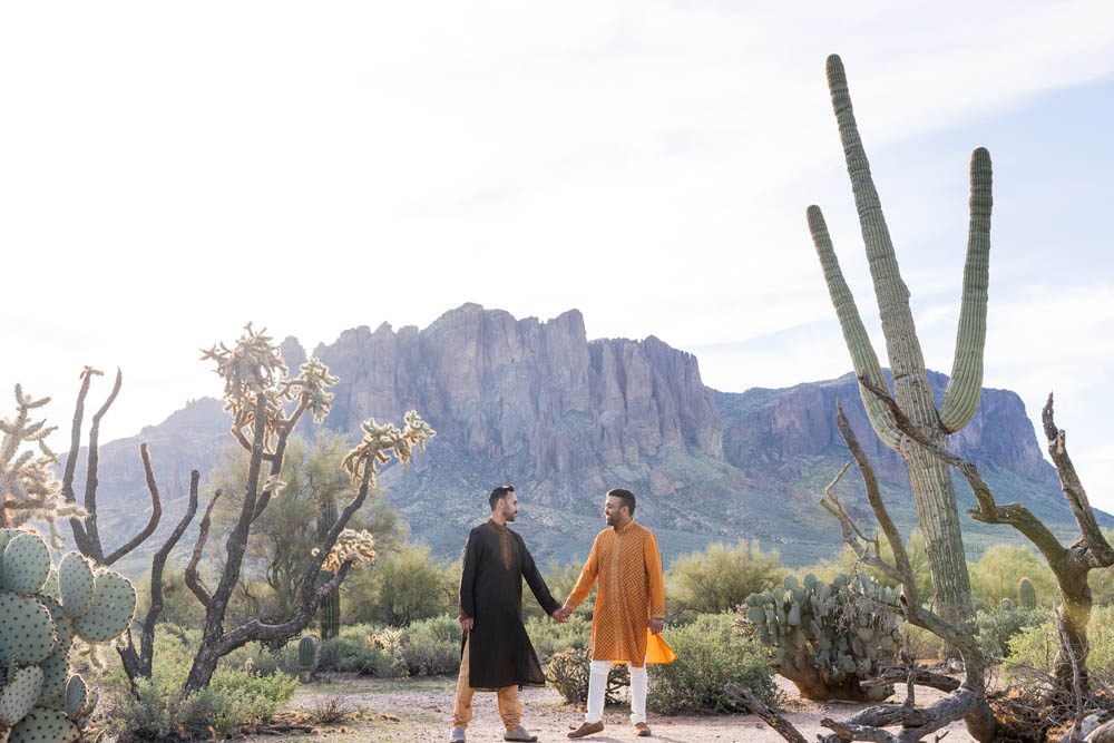 Indian Wedding Engagement Shoot Cathedral Rock Sedona 14