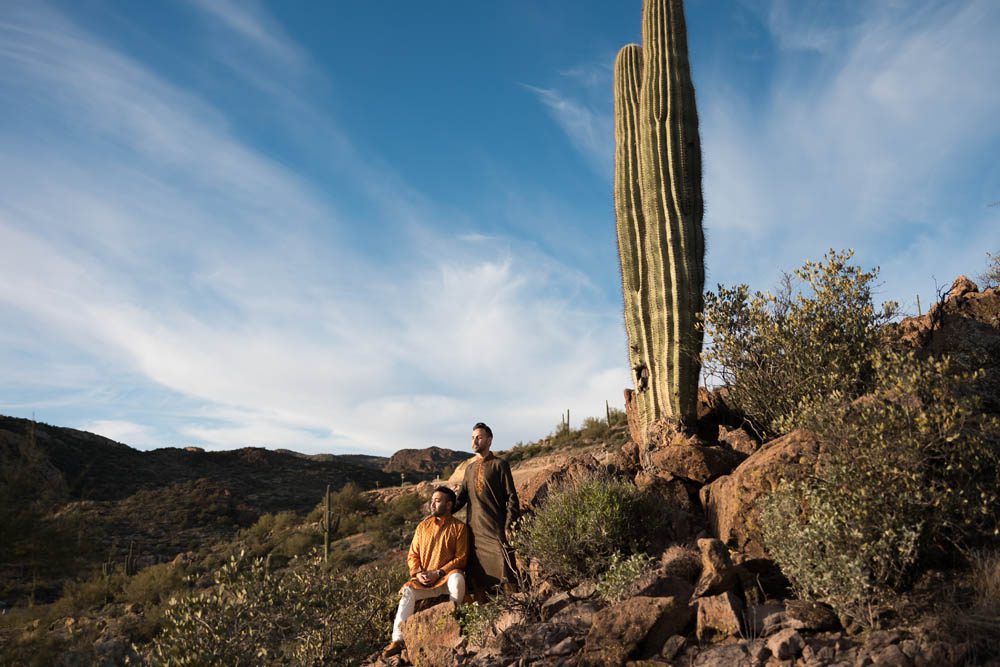 Indian Wedding Engagement Shoot Cathedral Rock Sedona 15