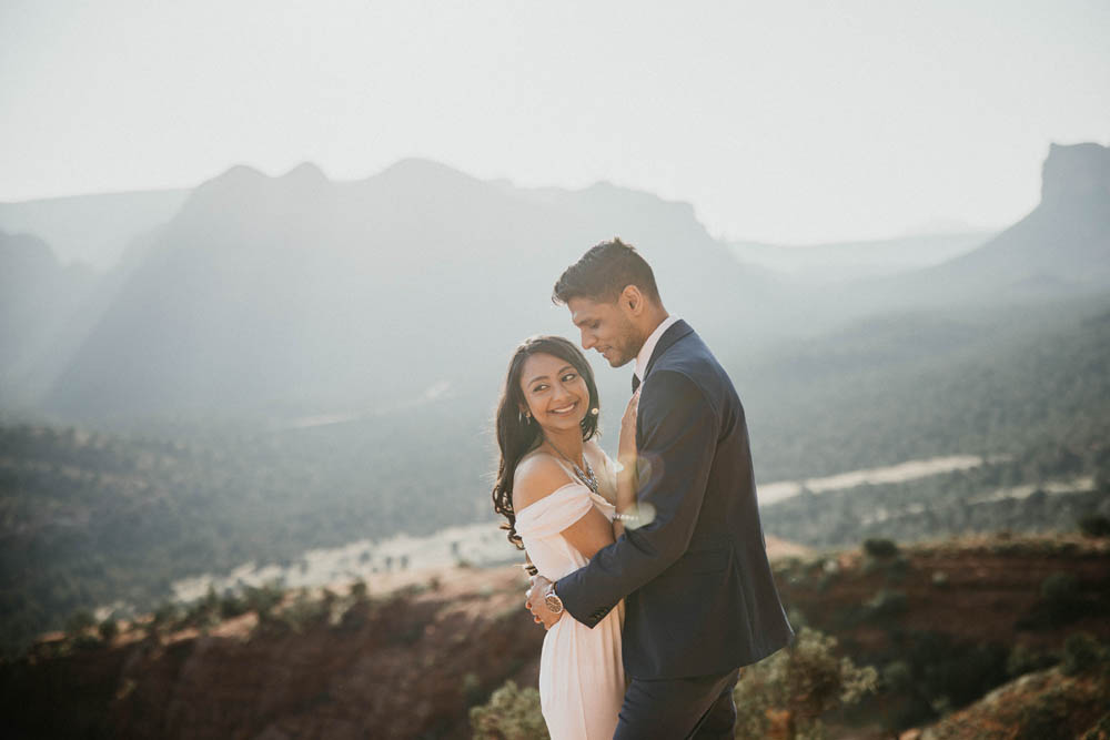 Indian Wedding Engagement Shoot Cathedral Rock Sedona 4