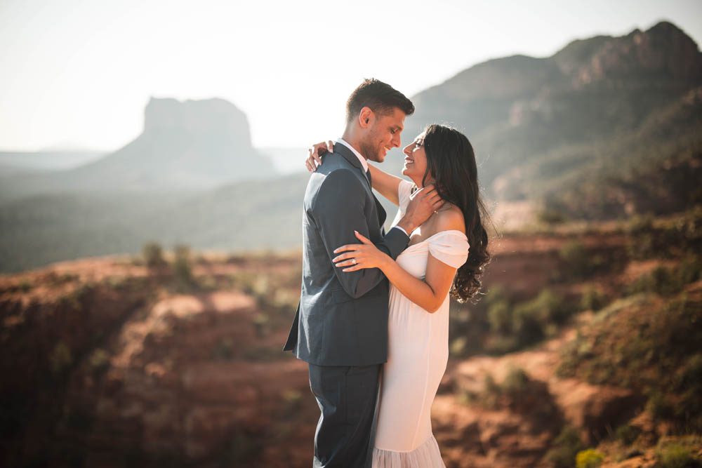 Indian Wedding Engagement Shoot Cathedral Rock Sedona 5