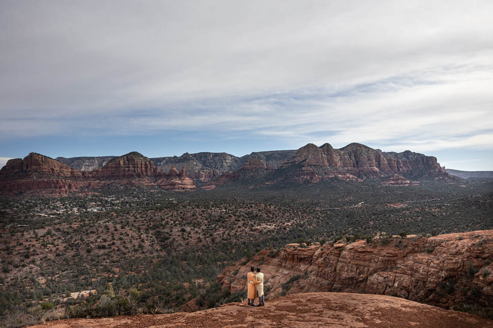 Indian Wedding Engagement Shoot Cathedral Rock Sedona 9 1