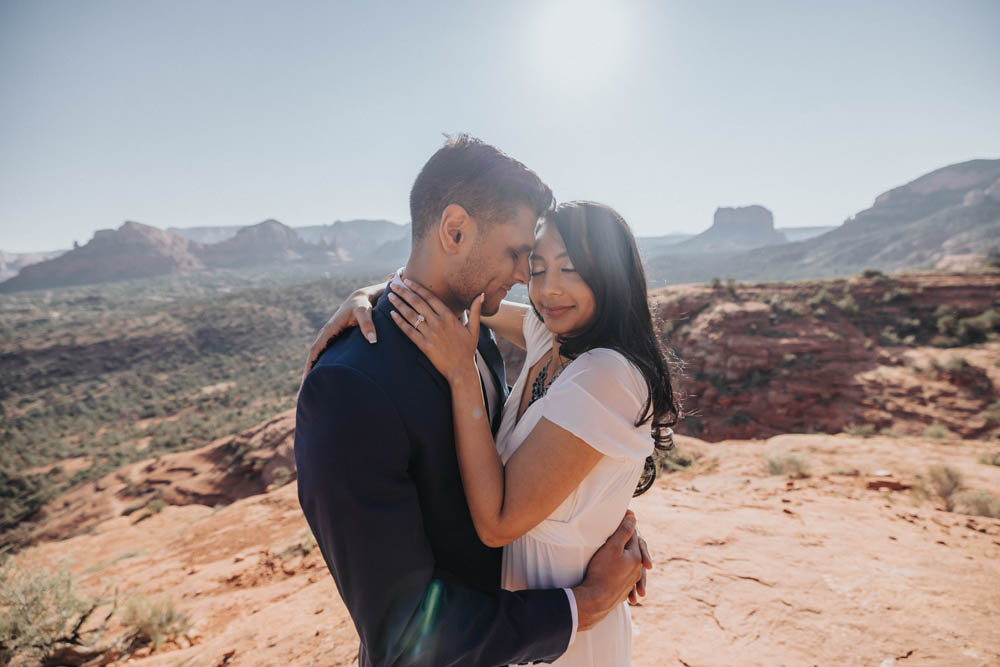 Indian Wedding Engagement Shoot Cathedral Rock Sedona 9