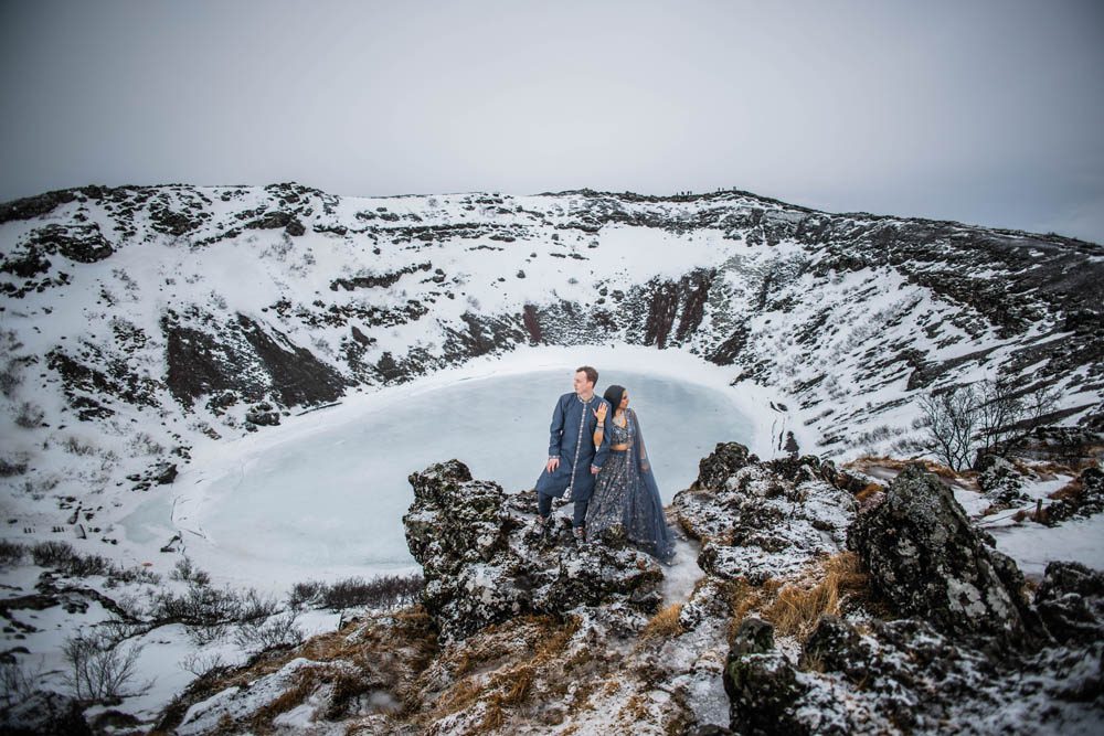 Indian Wedding Engagement Shoot Iceland 5