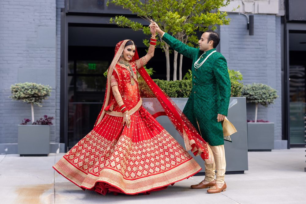 Indian Wedding First Look Filter Club Philadelphia 3